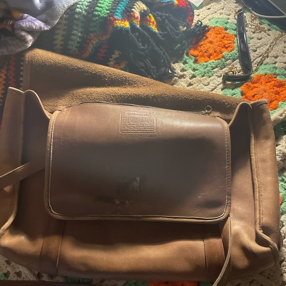 EUC Vintage 1970’s Coach portfolio/messenger bag! - Picture 6 of 8